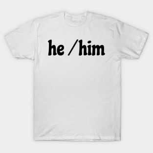 he/him pronouns awareness T-Shirt